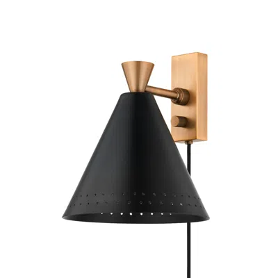 Troy Arvin 16.5" Steel 1 Lt Portable Wall Sconce