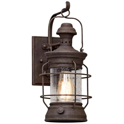Troy Atkins 15 1/2" High Centennial Rust Outdoor Wall Light