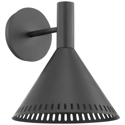 Troy Atticus 10" High Satin Black Wall Sconce