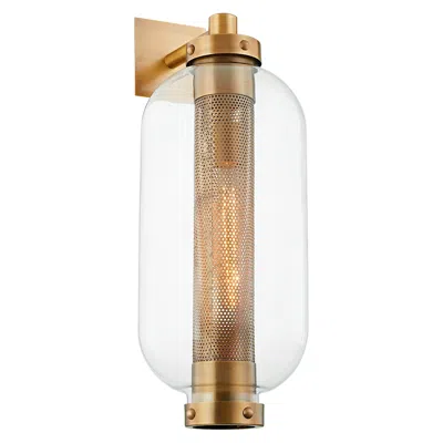 Troy Atwater 23 1/4" High Patina Brass Wall Sconce