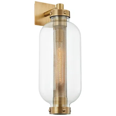 Troy Atwater 26" High Patina Brass Wall Sconce