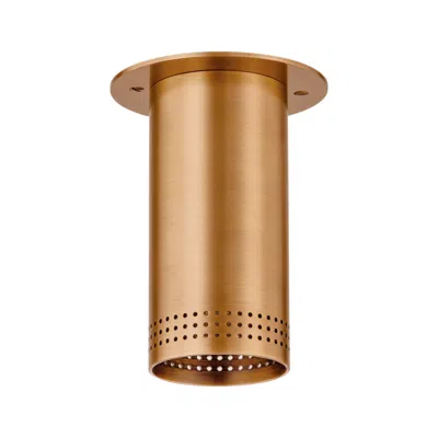 Troy Berg 4 3/4" Wide Patina Brass Ceiling Light