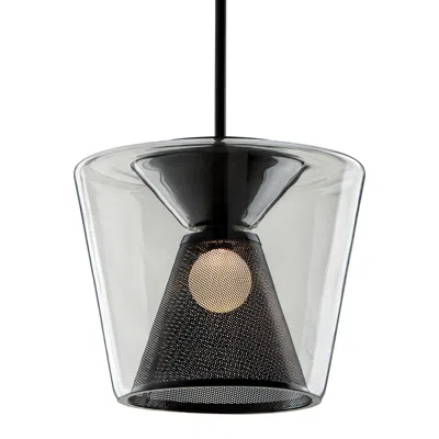 Troy Berlin 19 1/2" Wide Gun Metal Led Pendant Light