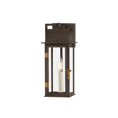 Troy Bohen 14 3/4" High French Iron Outdoor Wall Light