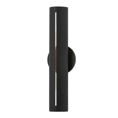 Troy Brandon 2 Light Wall Sconce In Black