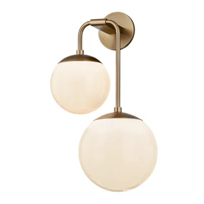 Troy Brogan 22 1/4" High Patina Brass 2-light Wall Sconce