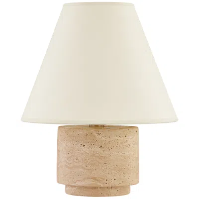 Troy Bronte 24" Natural Stone 1 Lt Table     Lamp