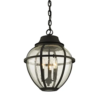 Troy Bunker Hill 16" High Vintage Bronze Outdoor Hanging Light