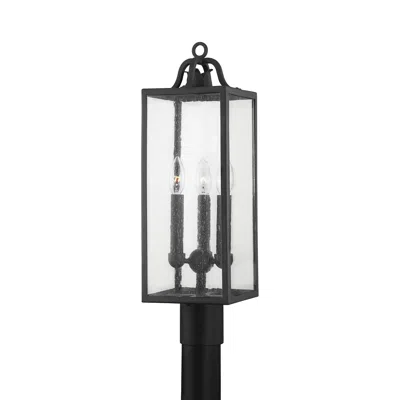 Troy Caiden 22" High Forged Iron Outdoor Post Light