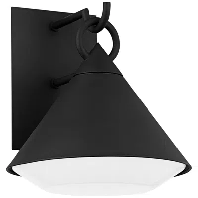 Troy Catalina 12 3/4" High Textured Black Outdoor Wall Light