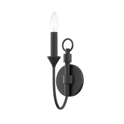 Troy Cate 14" High Forged Iron Outdoor Wall Light