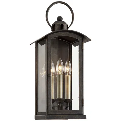 Troy Chaplin 20" High Vintage Bronze Outdoor Wall Light