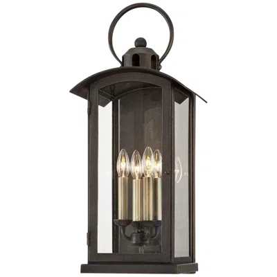 Troy Chaplin 25 3/4" High Vintage Bronze Outdoor Wall Light