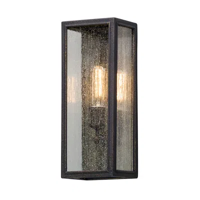 Troy Dixon 16 3/4" High Vintage Bronze Outdoor Wall Light