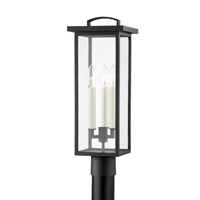 Troy Eden 21" High Textured Black Outdoor Post Light
