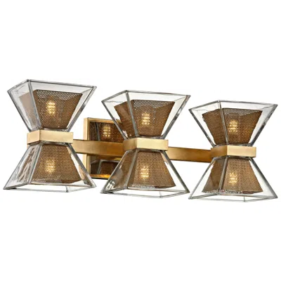 Troy Expression 20" Wide Gold Leaf 6-light Led Bath Light