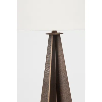 Troy Finn Bronze Leaf Metal Table Lamp