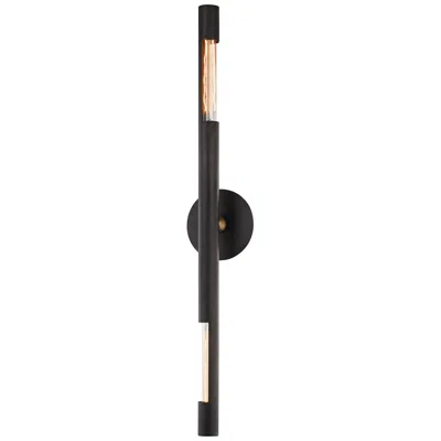 Troy Hendrix 36 1/4" High Chemical Bronze 2-light Wall Sconce