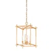 Troy Huck 4 Light Gold Leaf Medium Lantern
