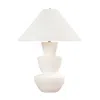 Troy Kamas Ivory  Ceramic 3-stack Bowl Table Lamp