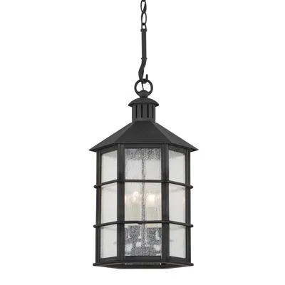Troy Lake County 25 3/4" High French Iron Lantern Hanging Light