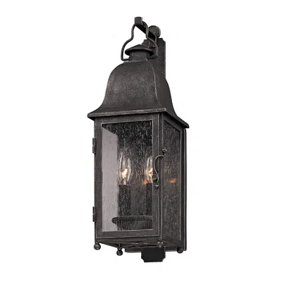 Troy Larchmont 18 3/4" High Vintage Bronze Outdoor Wall Light