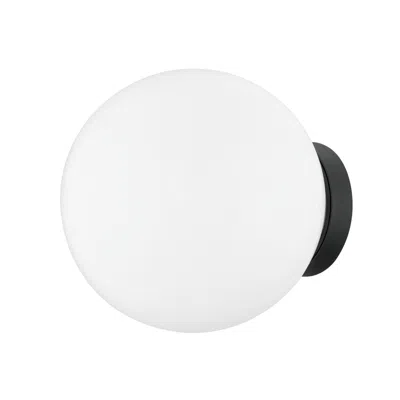 Troy Lighting Ansel 10" High Modern Textured Black Outdoor Wall Light