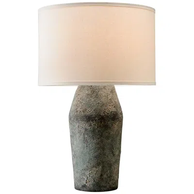 Troy Lighting Artifact 27" Rustic Moonstone Finish Ceramic Table Lamp