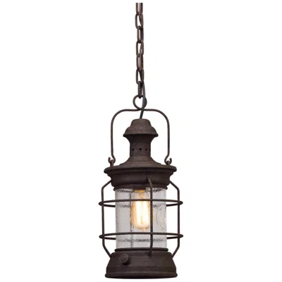 Troy Lighting Atkins 17 1/2" Heritage Bronze Outdoor Hanging Light