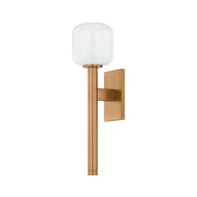 Troy Lighting Axton 5.25 In 1 Lt Wall Sconce Patina Brass