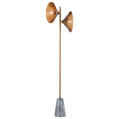 Troy Lighting Bash 64" High 2-light Industrial Modern Floor Lamp
