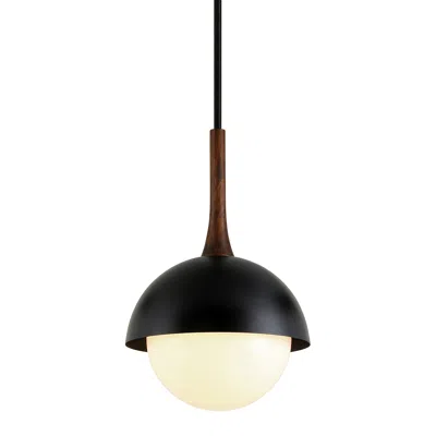 Troy Lighting Cadet 15" Wide Modern Soft Black Pendant Light