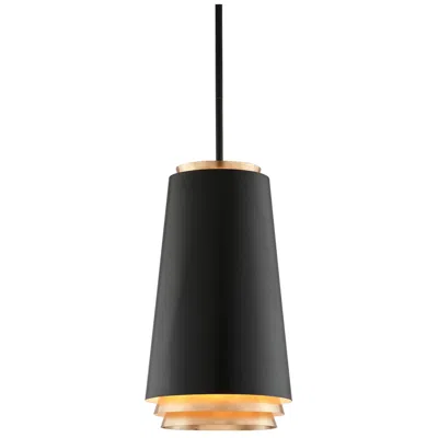 Troy Lighting District 15.75 In. Soft Black Pendant