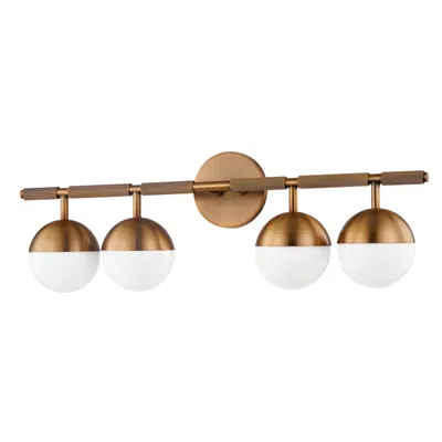 Troy Lighting Enson 8.25' Bath And Vanity Patina Brass