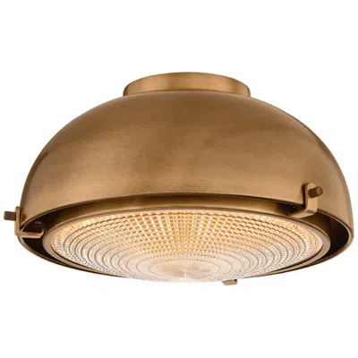 Troy Lighting Fritz Semi Flush In Gold