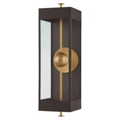 Troy Lighting Garvey Wall Sconce Bronze Leaf In Gold