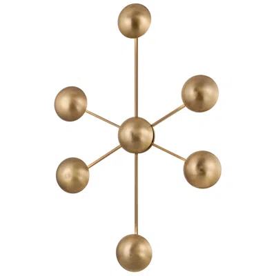 Troy Lighting Giovanni Wall Sconce Aged Brass/ceramic Ivory Crackle
