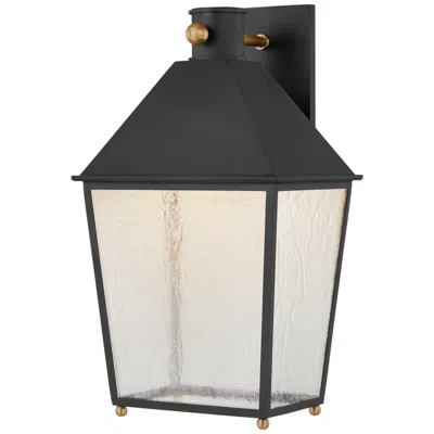 Troy Lighting Gladden Wall Sconce Texture Black/patina Brass