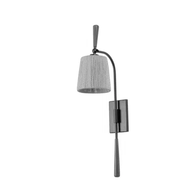 Troy Lighting Harlyn 6.5 In 1 Lt Wall Sconce Textured Black