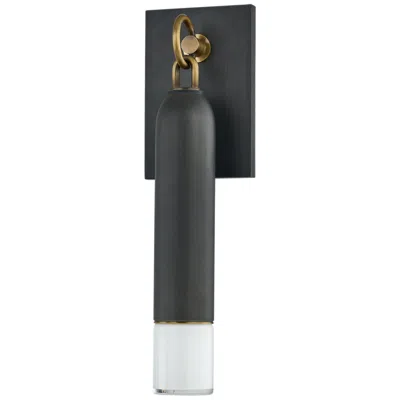 Troy Lighting Osprey Wall Sconce Patina Brass In Black