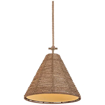 Troy Lighting Redwood Pendant Patina Brass In Brown