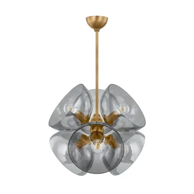 Troy Lighting Salix 22.25 In 6 Lt Pendant Patina Brass