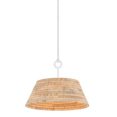Troy Lighting Sequoia Pendant 23.75" In Gesso White