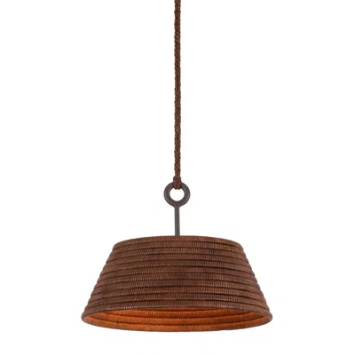 Troy Lighting Sequoia Pendant 23.75" In Textured Bronze