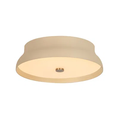Troy Lighting Shore Flush Mount Forged Iron/patina Brass In Yellow