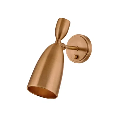 Troy Lighting Spade Wall Sconce 4.75" In Patina Brass