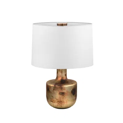 Troy Lighting Terron Table Lamp 17" In Patina Brass