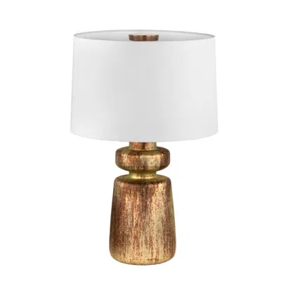 Troy Lighting Terron Table Lamp 18" In Patina Brass