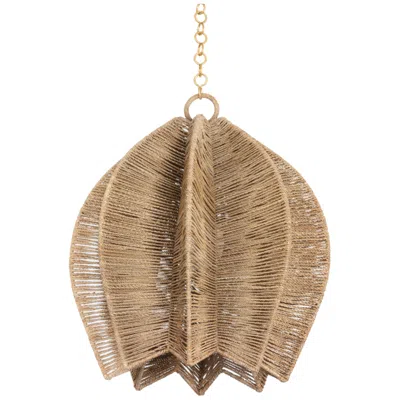 Troy Lighting Valatie 1 Light Pendant In Vintage Gold Leaf