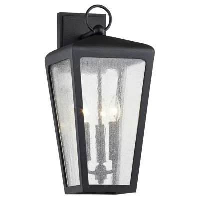 Troy Mariden 20" High Textured Iron Outdoor Wall Light